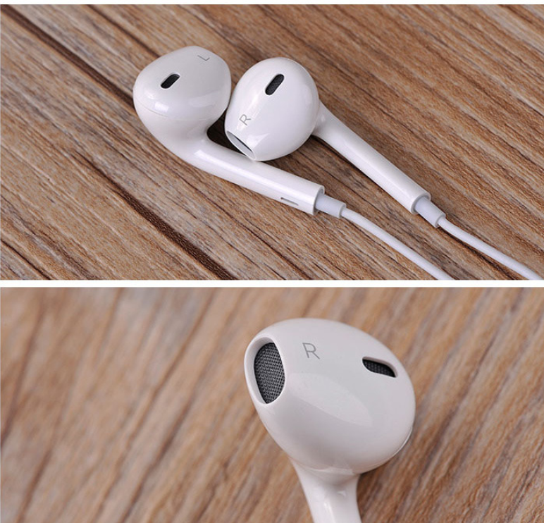 Auriculares con cable y orificio redondo para dispositivos móviles