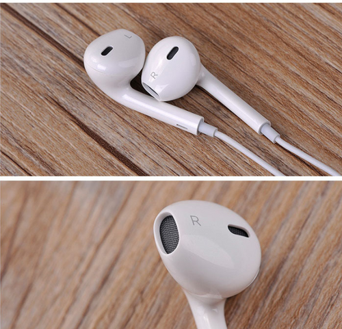 Auriculares con cable y orificio redondo para dispositivos móviles