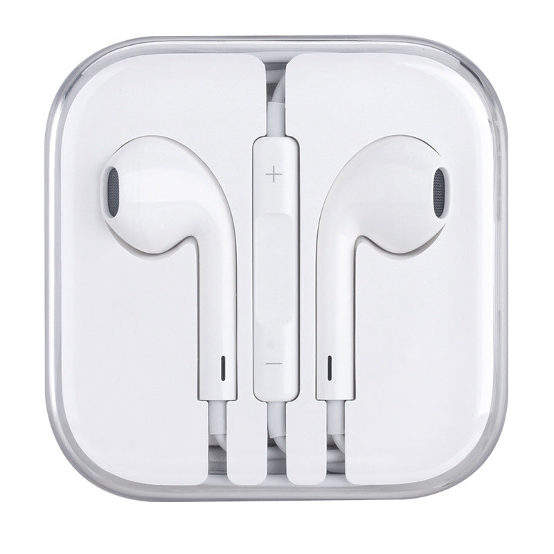 Auriculares con cable y orificio redondo para dispositivos móviles