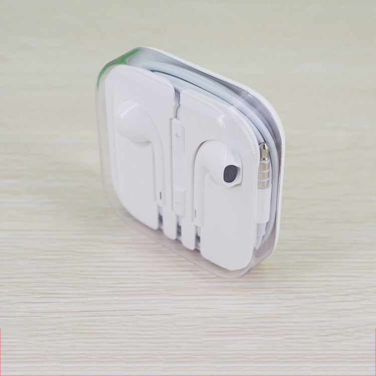 Auriculares con cable y orificio redondo para dispositivos móviles